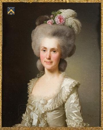 Alexandre Roslin Portrait of Marie Jeanne Jeanne Puissant China oil painting art